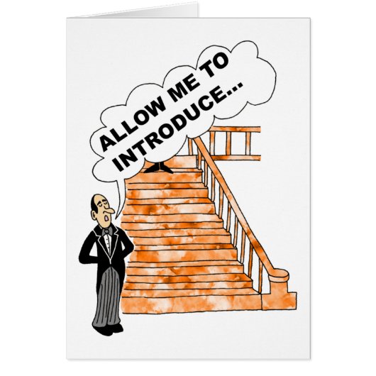 Wenskaart voor introductie door verkoper (Voorkant)