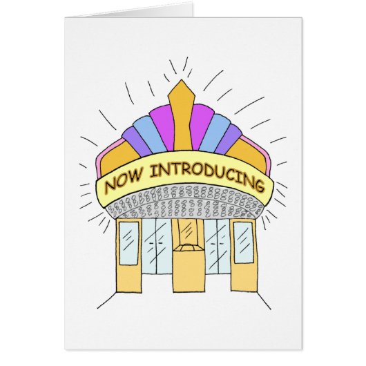 Wenskaart voor introductie door verkoper (Voorkant)