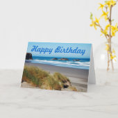 Wenskaart voor jaarverjaardag van de batchscène kaart (Gele Bloem)