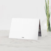 Wenskaart voor kerstfoto's met Merry-kerst Feestdagen Kaart (Achterkant)