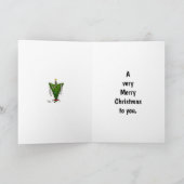 Wenskaart voor kerstHumor Feestdagen Kaart (Binnen)