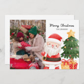 Wenskaart voor kerstkerstkerstkerstkerstkerstfoto' feestdagenkaart (Voorkant / Achterkant)