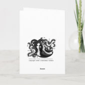 Wenskaart voor Kerstmis Feestdagen Kaart (Achterkant)