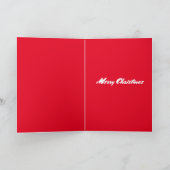 Wenskaart voor kerstmis lachen kaart (Binnen)