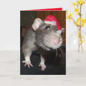 Wenskaart voor kerstmis lachen kaart (Gele Bloem)