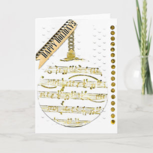 Wenskaart voor kerstversiering feestdagen kaart