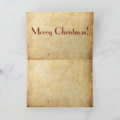 Wenskaart voor kerstwijn. feestdagen kaart (Binnen)