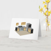 Wenskaart voor keukenrenovatie kaart (Gele Bloem)