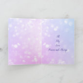 Wenskaart voor klein 3de Jubileum Kaart (Binnen)