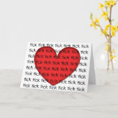 Wenskaart voor klepvervanging kaart (Gele Bloem)