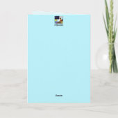 Wenskaart voor kleuterschool kaart (Achterkant)