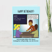 Wenskaart voor kleuterschool kaart (Voorkant)