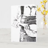 Wenskaart voor koken kaart (Gele Bloem)