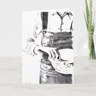 Wenskaart voor koken kaart