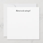 Wenskaart voor landschapsreizen kaart (Achterkant)