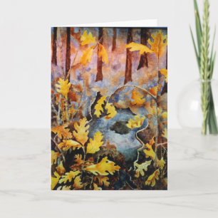 wenskaart voor landwegen "White Oak Stump" Kaart