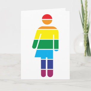 Wenskaart voor LGBT en transgender personen Kaart