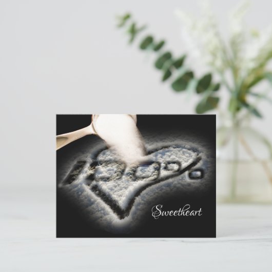 Wenskaart voor liefhebbers (Staand voorkant)