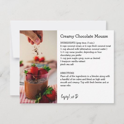 Wenskaart voor liefhebbers (Achterkant)