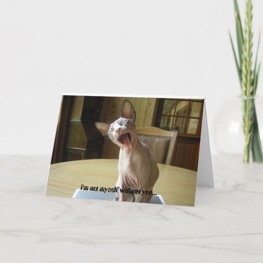 Wenskaart voor minnaars kaart (Voorkant)