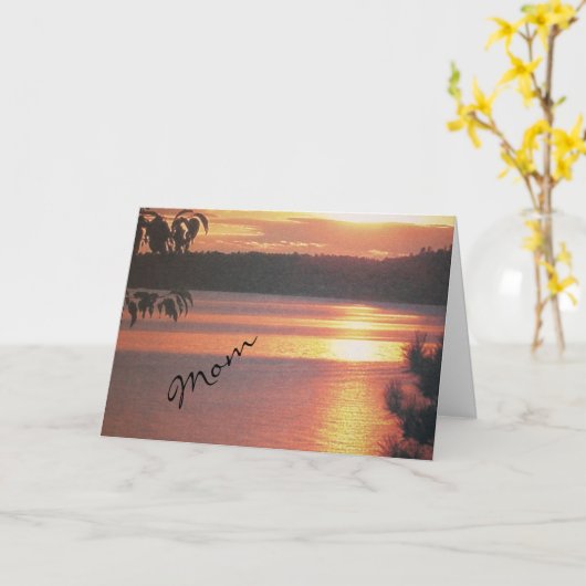 Wenskaart voor moeder elke keer kaart (Gele Bloem)