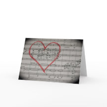 Wenskaart voor muziekliefhebbers