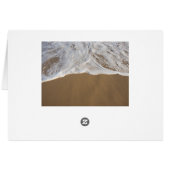 Wenskaart voor oceaan en strand (Achterkant Horizontaal)