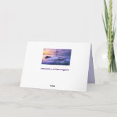 wenskaart voor oceaanmist kaart (Achterkant)