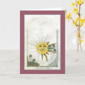 Wenskaart voor onafgemaakte dingen kaart (Gele Bloem)