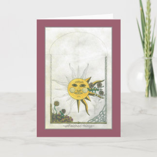 Wenskaart voor onafgemaakte dingen kaart