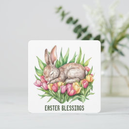 Wenskaart voor paasafzuigingen bedankkaart