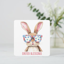 Wenskaart voor paasafzuigingen bedankkaart