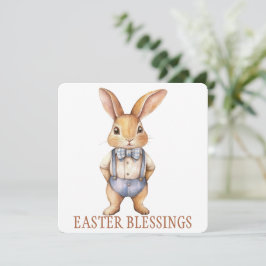 Wenskaart voor paasafzuigingen bedankkaart