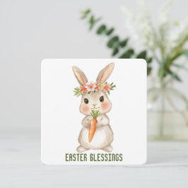 Wenskaart voor paasafzuigingen bedankkaart