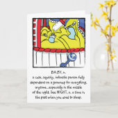 Wenskaart voor pasgeboren jongen kaart (Gele Bloem)