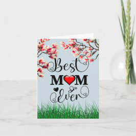 Wenskaart voor persoonlijk Moederdag Kaart