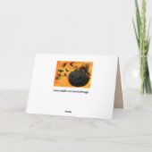 wenskaart voor pompoen kaart (Achterkant)