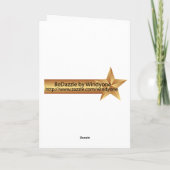 Wenskaart voor pretkerst feestdagen kaart (Achterkant)