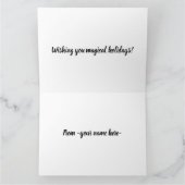 Wenskaart voor pretkerst kaart (Binnen)