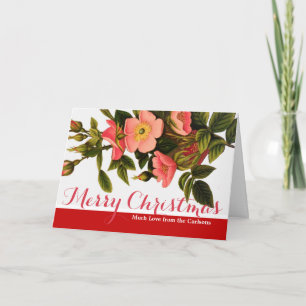 Wenskaart voor prettige kerstdagen feestdagen kaart