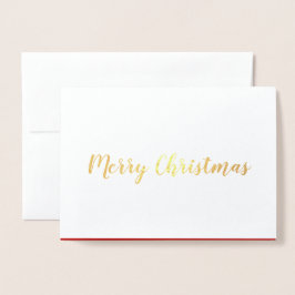 Wenskaart voor prettige kerstFolie Folie Kaarten