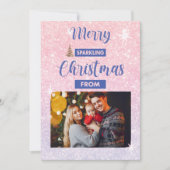 Wenskaart voor pretvrije kerst kaart (Voorkant)