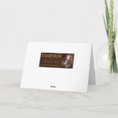 Wenskaart voor reizen kaart (Achterkant)