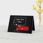 Wenskaart voor reparatie van computertechnicus kaart (Gele Bloem)