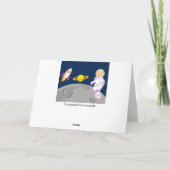 Wenskaart voor ruimteastronauten kaart (Achterkant)