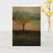 Wenskaart voor Schone Kunsten Kaart (Gele Bloem)