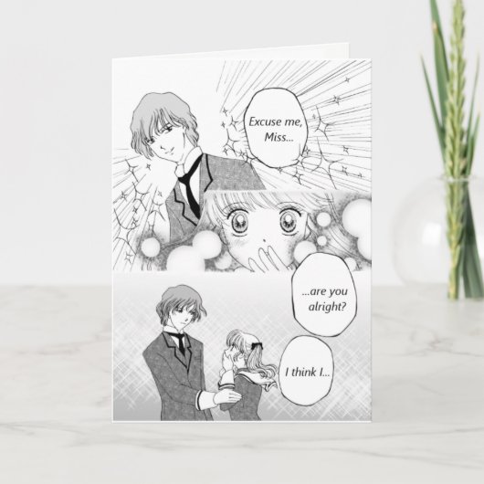 Wenskaart voor Shoujo Manga Fan Kaart (Voorkant)