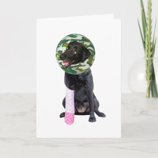 Wenskaart voor snel herstel zonder problemen kaart (Voorkant)