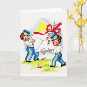 Wenskaart voor speciale gelegenheden voor Vintages Kaart (Gele Bloem)