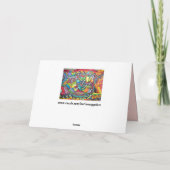 wenskaart voor straatkunst kaart (Achterkant)